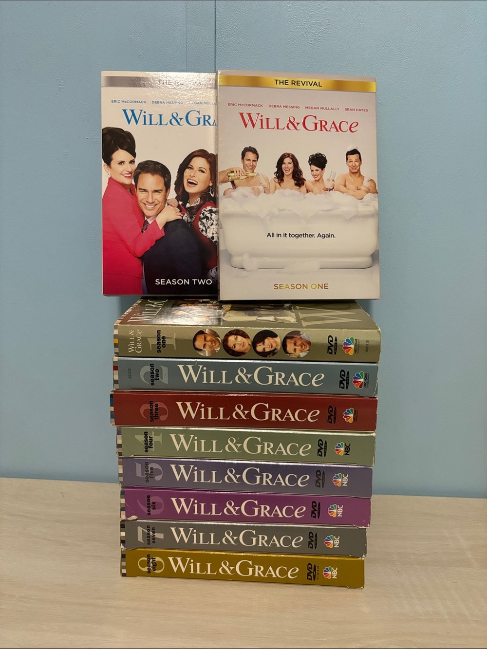 Will and Grace seasons 1-8, plus revival season 1 & 2 - Excellent Used Condition